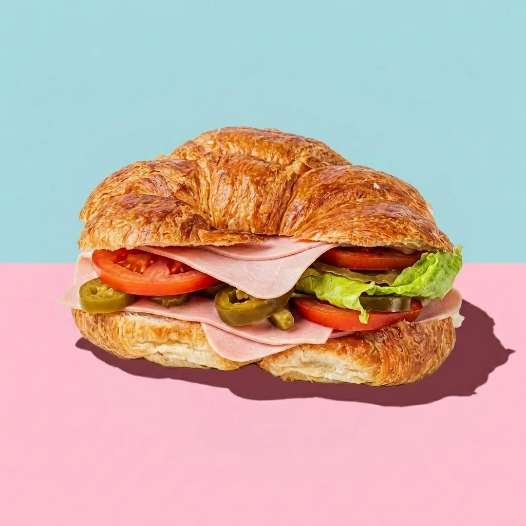 Ham croissant · counter favorite